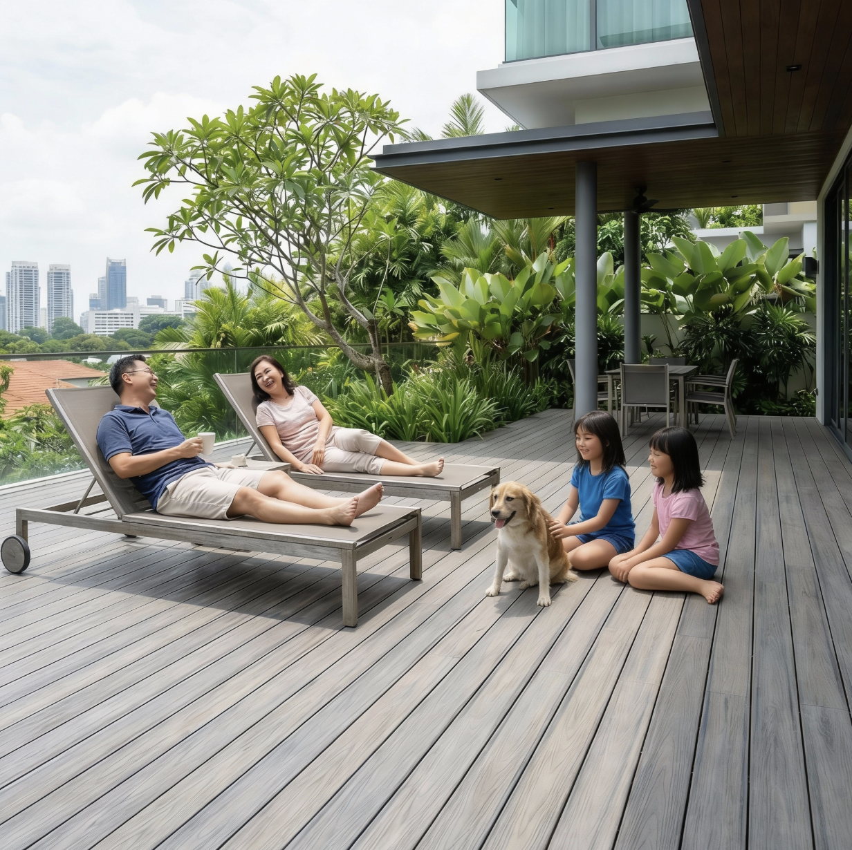 WPC Decking vs Wood Outdoor